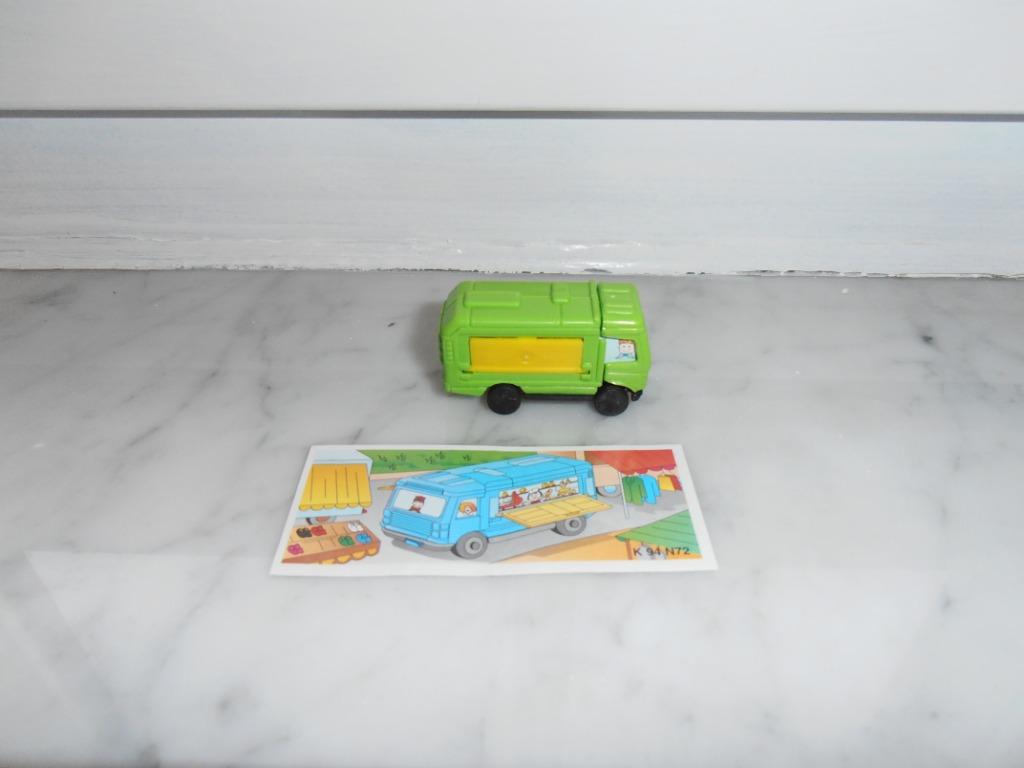 Figurine "Camion Epicerie vert – K94 n 72" – KINDER/FERRERO, Enlèvement ou Envoi, Utilisé, Numéros K
