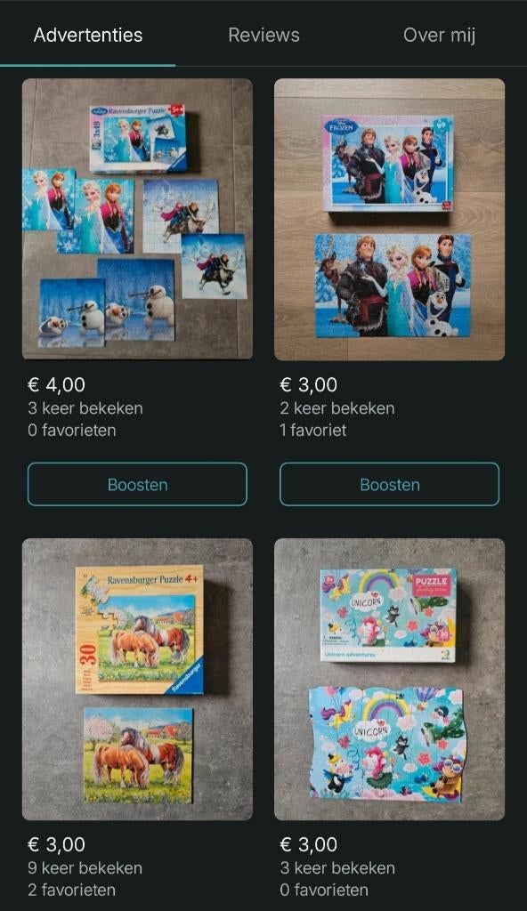 Peuter / kinder speelgoed, Ophalen