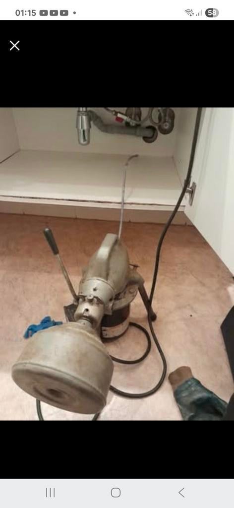 Déboucheur débouchage toutes canalisations 0466221999, Ophalen of Verzenden, Zo goed als nieuw