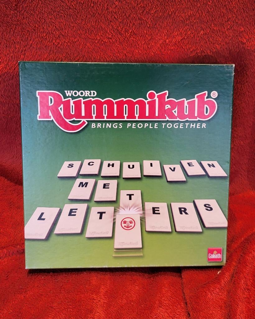 Woord Rummikub, Een of twee spelers, Ophalen of Verzenden, Zo goed als nieuw, Goliath