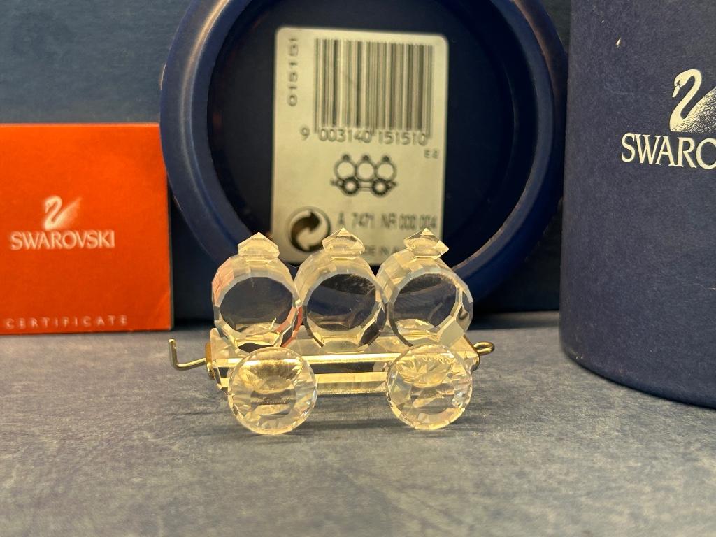 Swarovski Trein Tankwagon, Ophalen of Verzenden, Nieuw, Figuurtje
