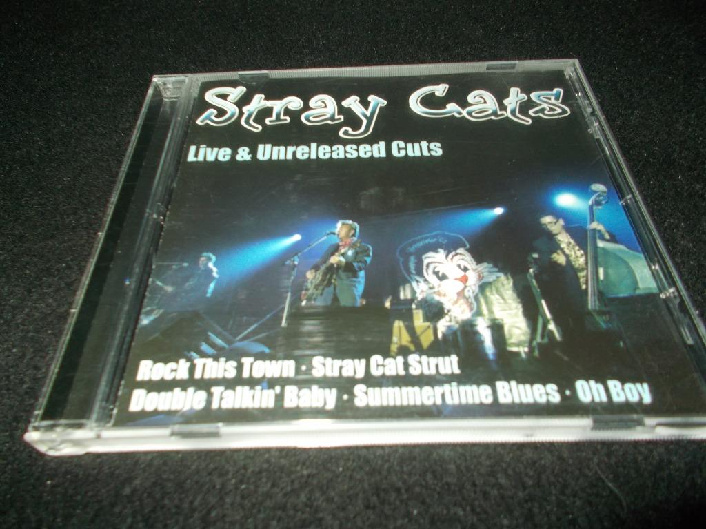 CD - STRAY CATS - Live & Unreleased cuts - Rockabilly, Cd's en Dvd's, Cd's | Rock, Gebruikt, Poprock, Ophalen