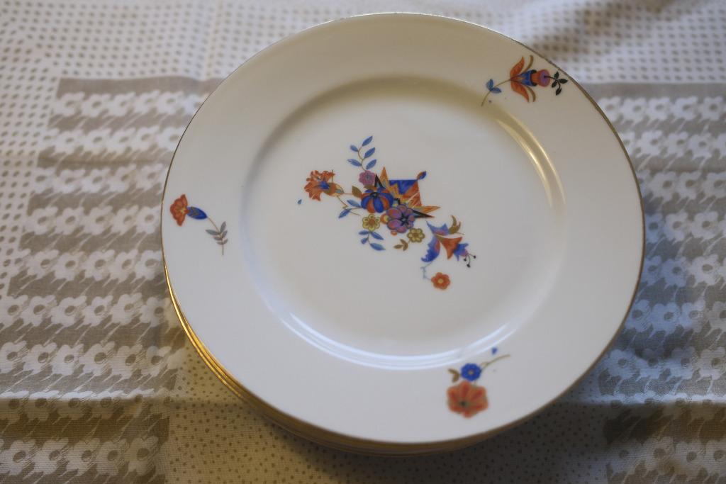 Set van zes vintage Tsjechoslowaakse borden, Antiek en Kunst, Curiosa en Brocante, Ophalen of Verzenden