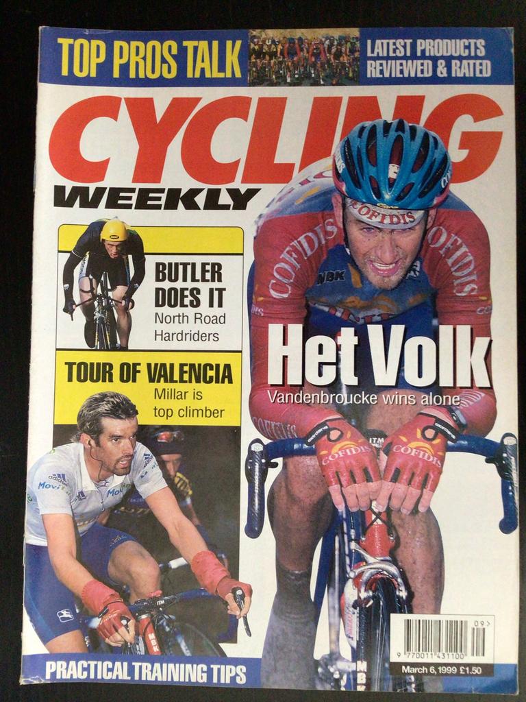 cycling weekly 1999 frank vandenbroucke, Verzenden, Zo goed als nieuw