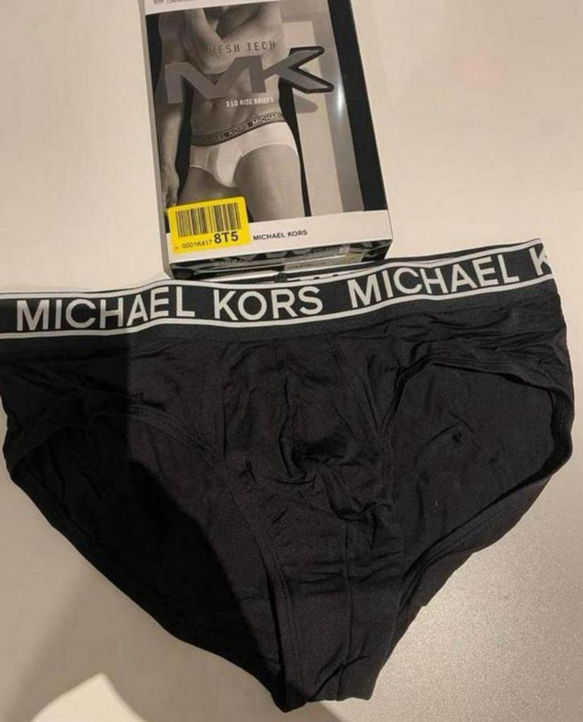 Culotte Michael Kors en nylon à mailles, Envoi, Noir, Michael Kors, Slip