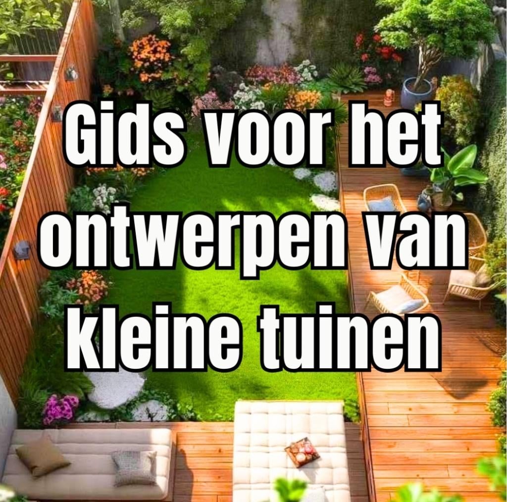 Boek over het ontwerpen van kleine tuinen, Boeken, Wonen en Tuinieren, Nieuw, Interieur en Design, Ophalen of Verzenden