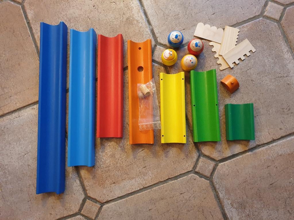 Piste d'eau et de marbre, bois, ERZI, Enlèvement, Comme neuf