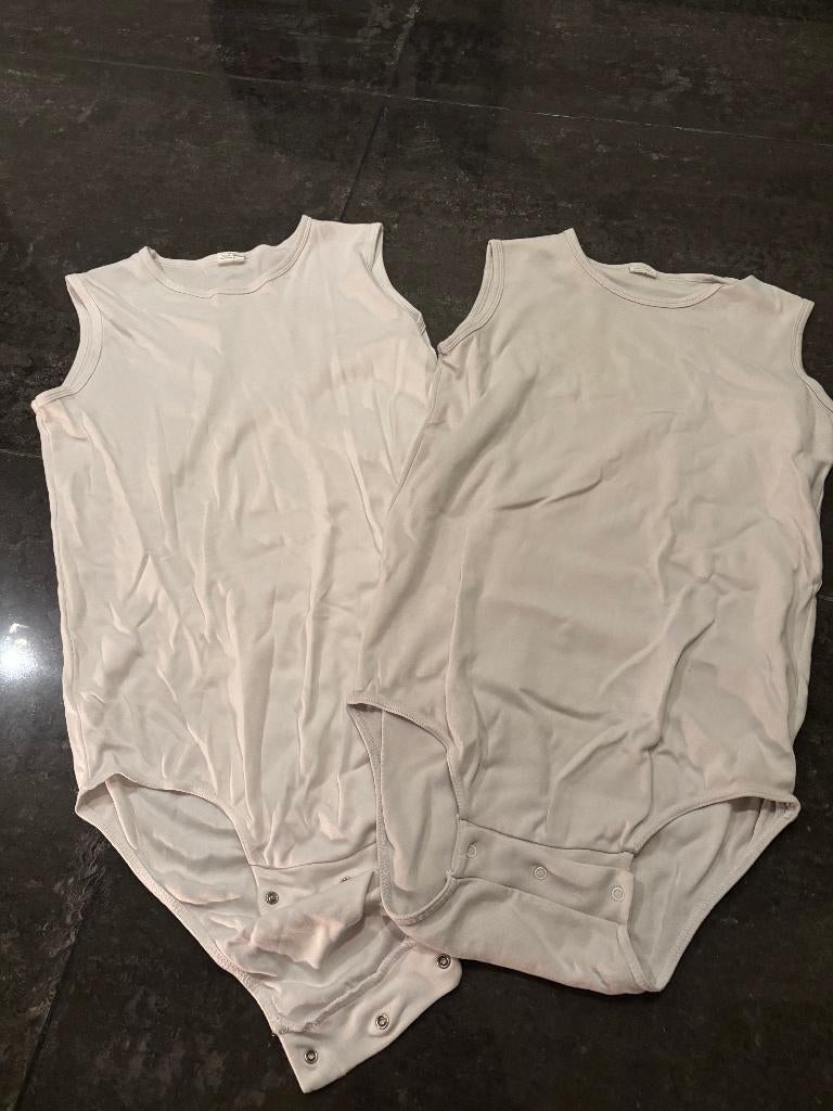 Romper volwassenen wit (2 stuks), Ophalen, Zo goed als nieuw, Maat 38/40 (M)