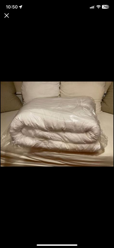 Duvet 240x240, Maison & Meubles, Enlèvement, Comme neuf