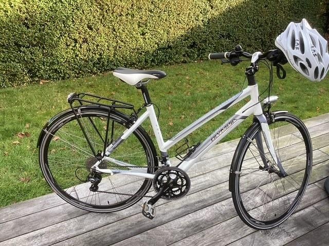 dames fiets met helm, Autres marques, Vitesses, Enlèvement, Utilisé