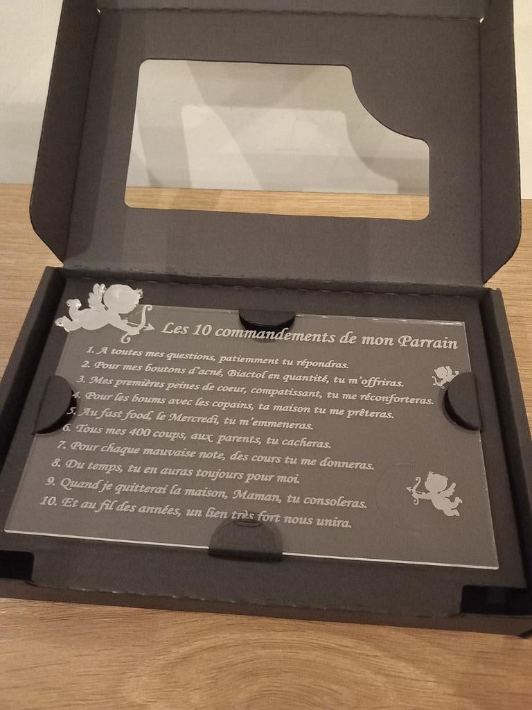 Plaque décorative pour un parrain, Enlèvement ou Envoi