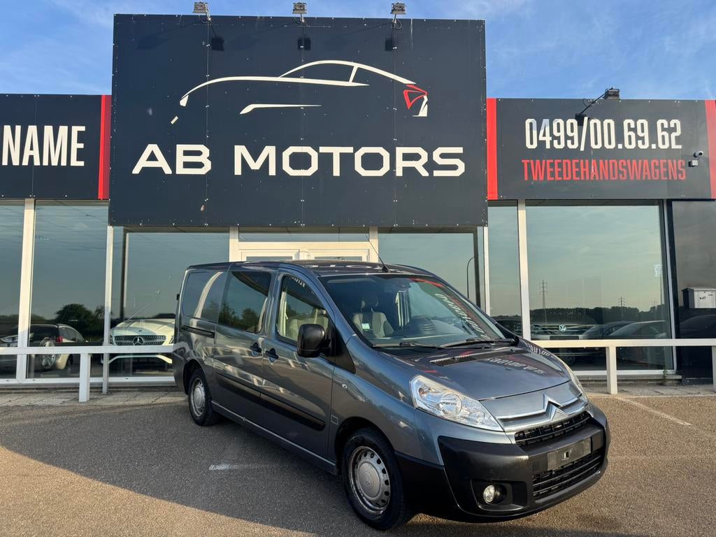 Citroën Jumpy 2.0HDI Extra lang 2010 Navi airco trekhaak, Auto's, Bedrijf, Jumpy Combi, Euro 4, Te koop