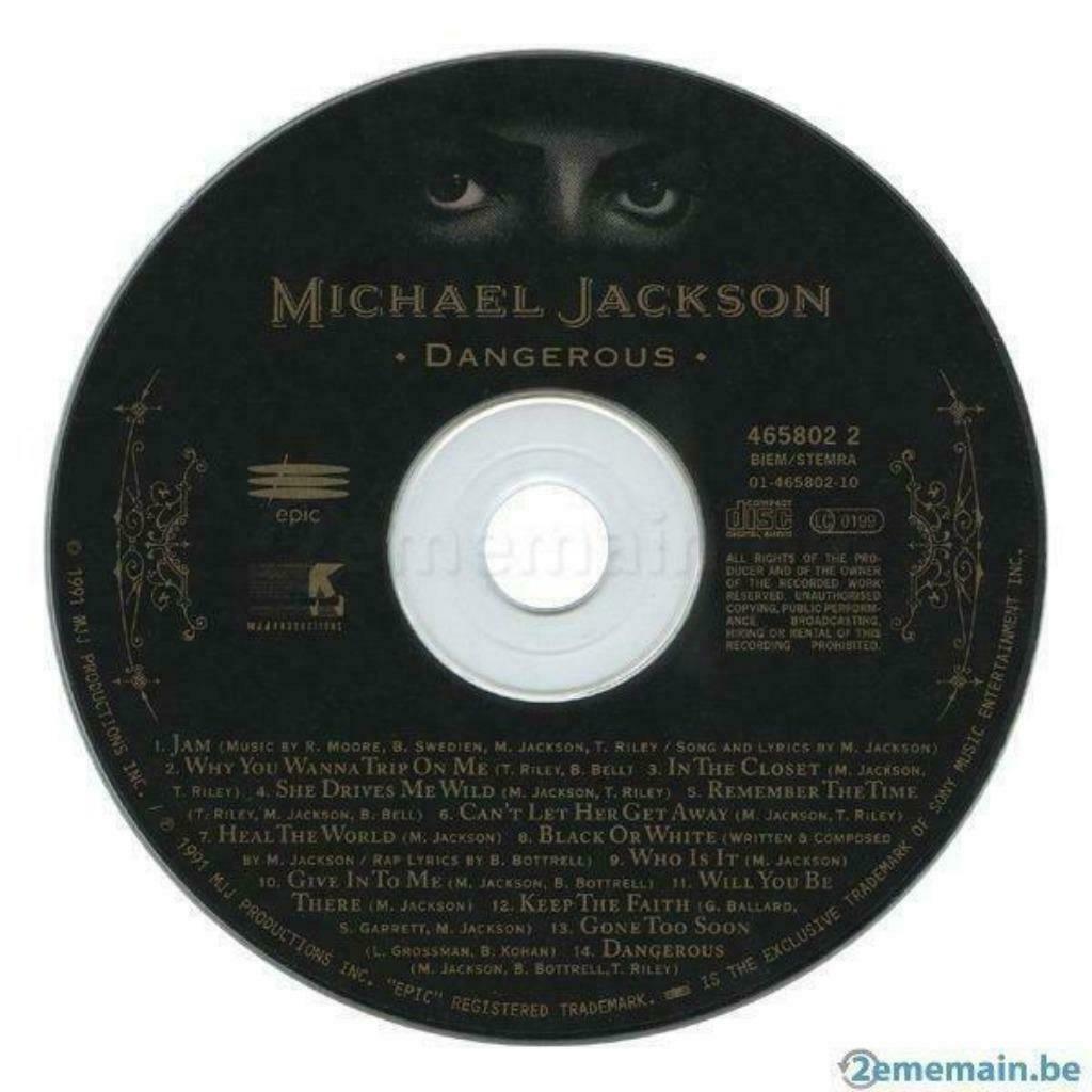 Michael Jackson ‎– Dangerous, Enlèvement ou Envoi
