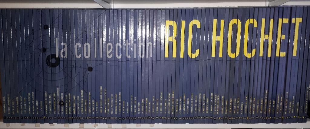 Complete collectie van 78 albums van Ric Hochet, Ophalen, Overige figuren, Nieuw, Boek of Spel