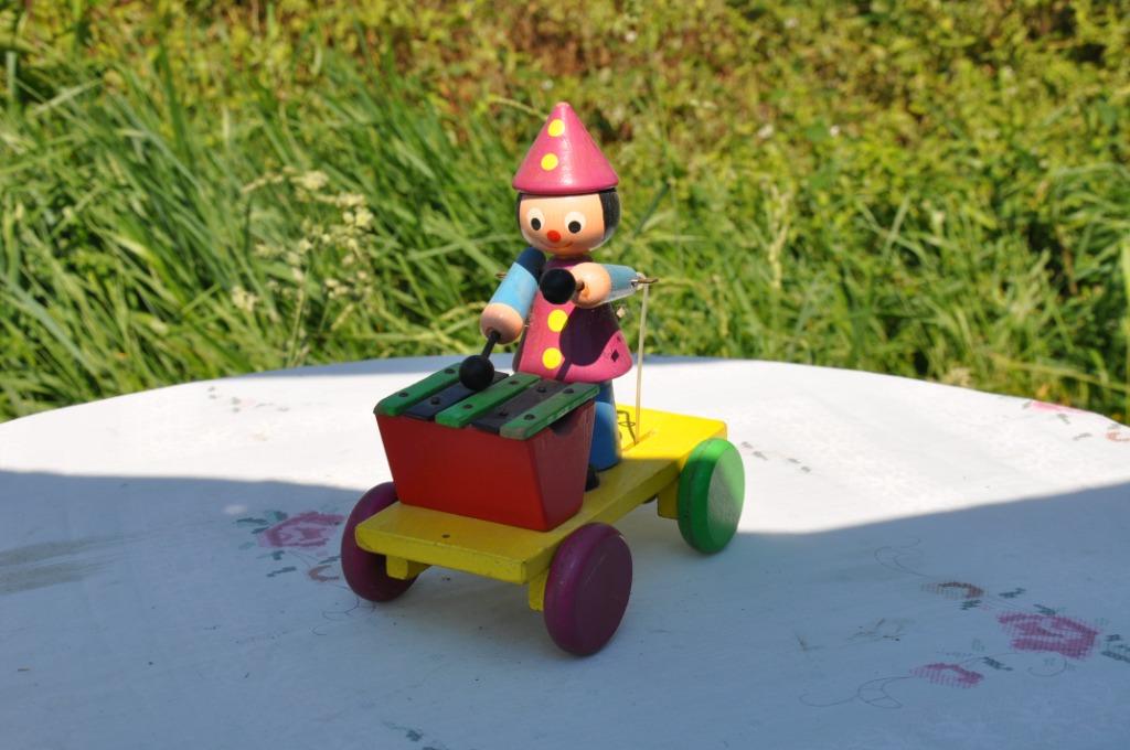 §  jouet en bois a tirer joueur xylophone (1), Enlèvement ou Envoi, Utilisé, Jouet à Pousser ou Tirer