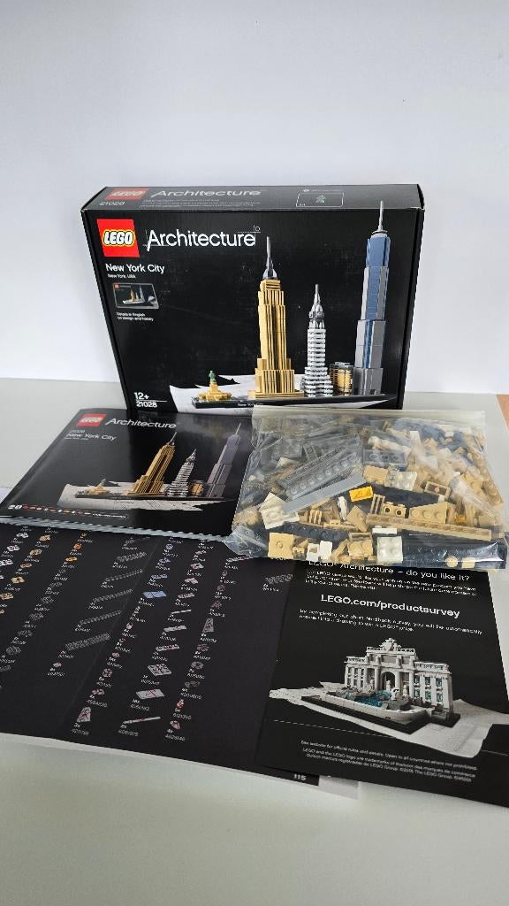 LEGO Architecture – New York City (21028), Ophalen of Verzenden, Zo goed als nieuw, Complete set, Lego
