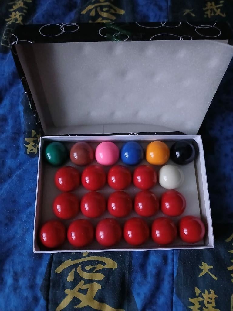 Coffret Complet de Billes de Snooker – État Neuf, Enlèvement, Neuf, Autres types