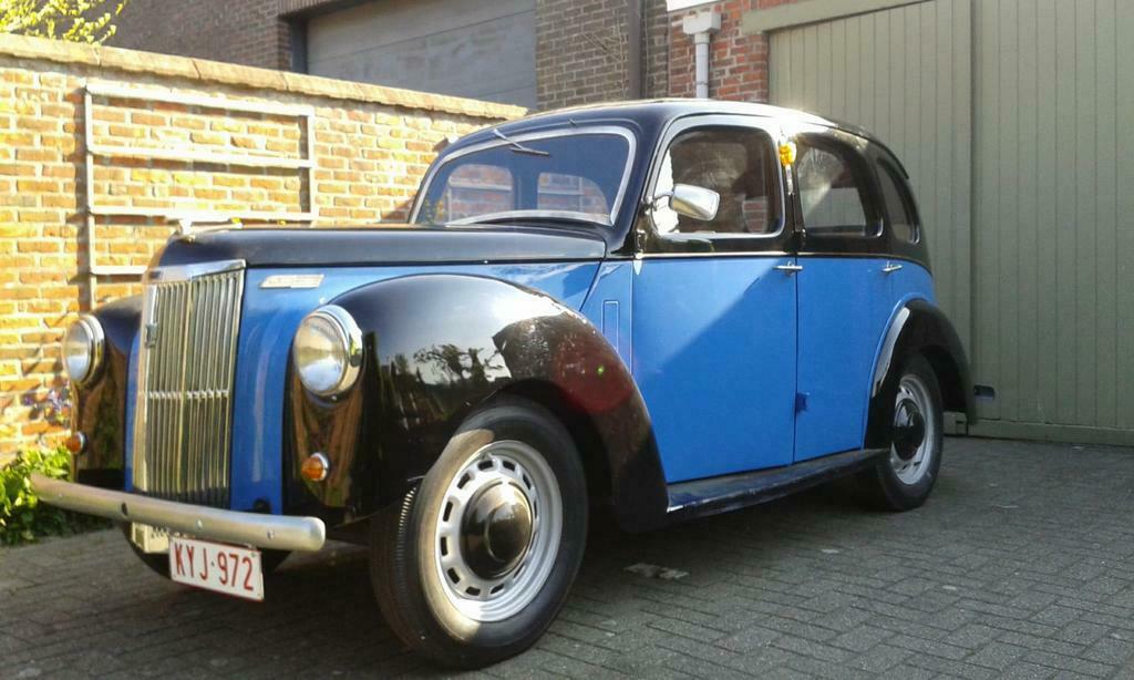 Ford Prefect 1952, 4 deurs, Zwart, Handgeschakeld, Particulier