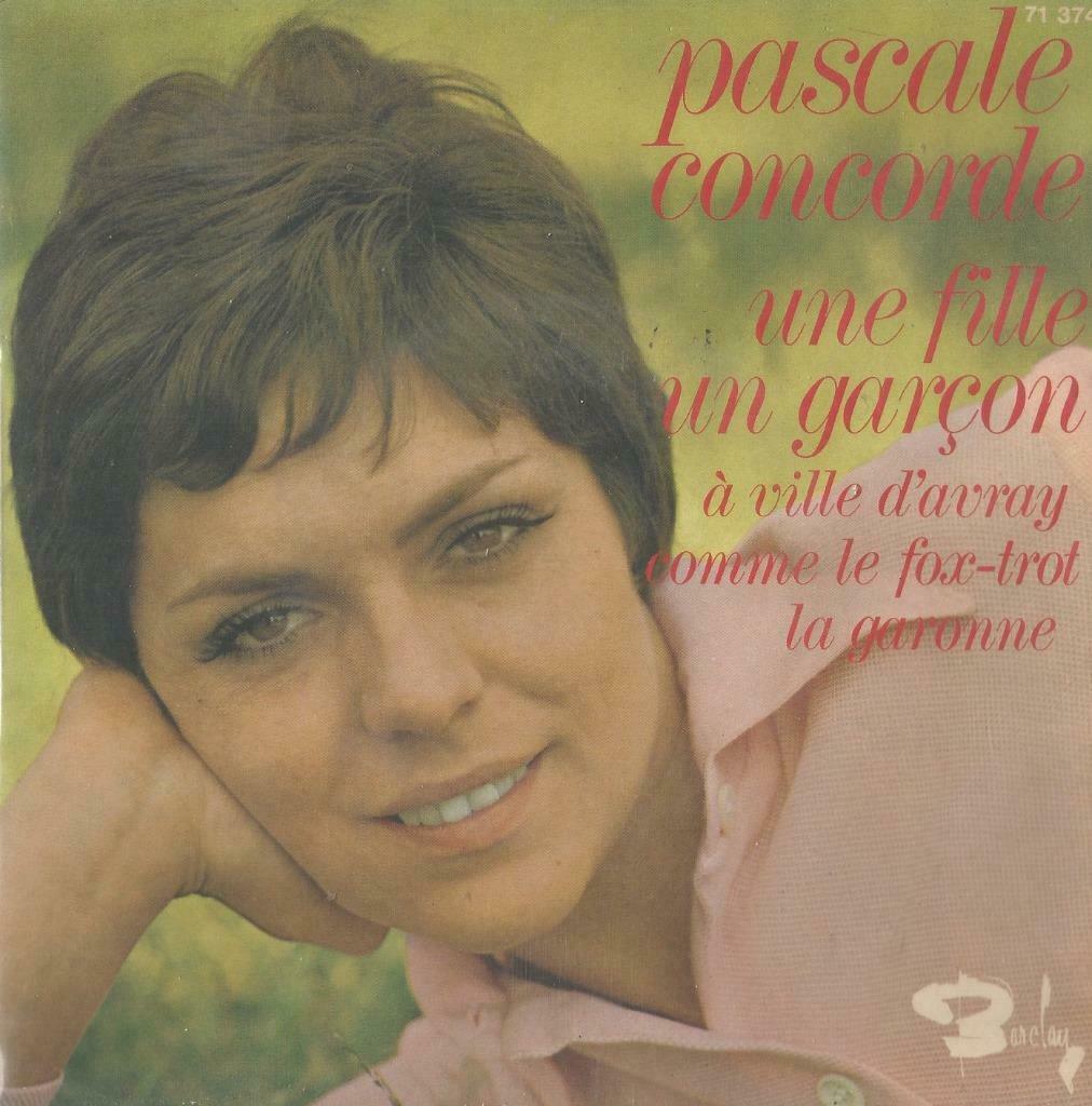 Pascale Concorde – Une fille un garcon / A ville d’avray + 2, Enlèvement ou Envoi, Utilisé, Pop, 7 pouces