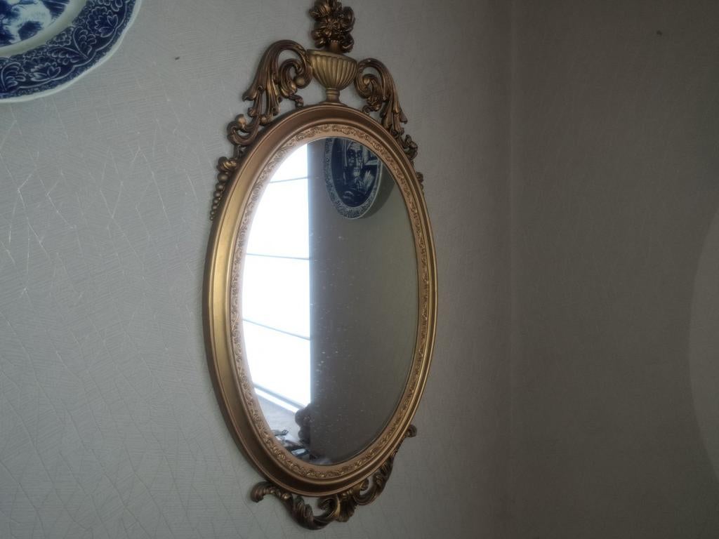 VINTAGE 60'S ORNATE GOLD ITALIAN MIRROR, Ophalen