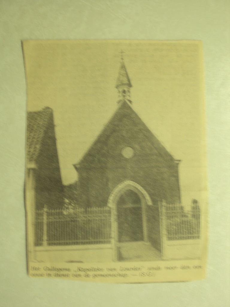 56885 - KRANTENKNIPSEL - GULLEGEM - KAPELLEKE VAN LOURDES, Ophalen of Verzenden
