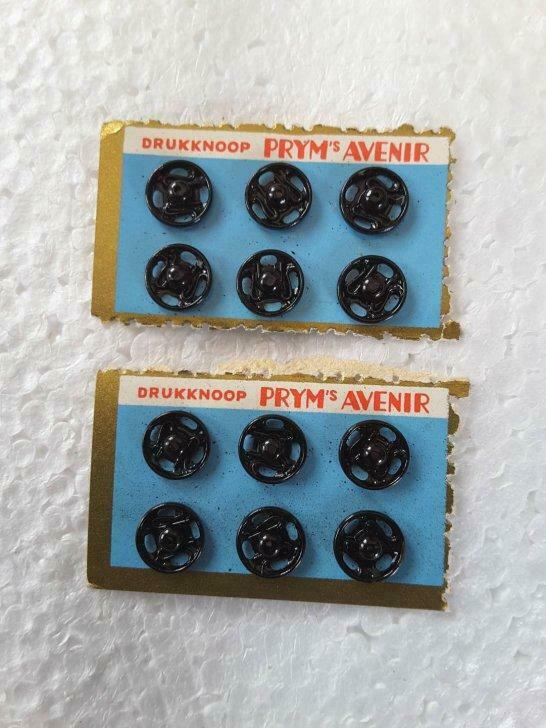 12 drukknopen 7 mm zwart RVS om te naaien, Ophalen of Verzenden, Nieuw