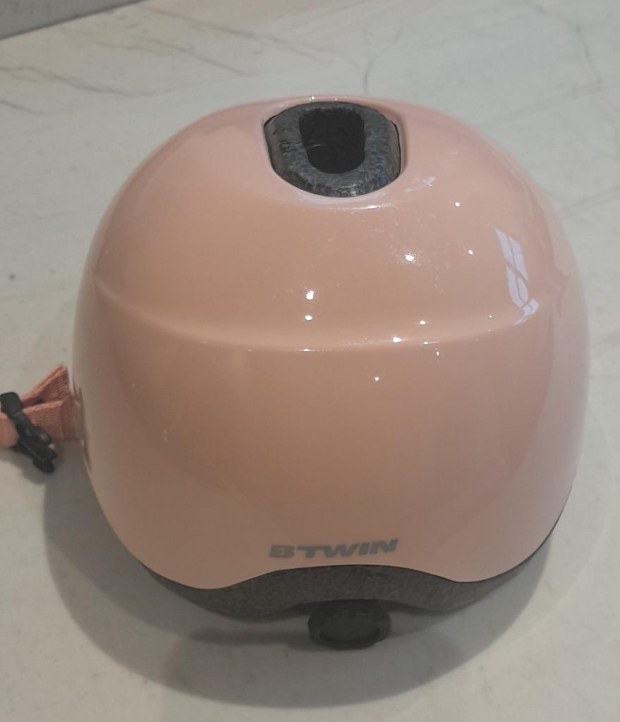 BTWIN 500 roze babyfietshelm, Ophalen of Verzenden, Zo goed als nieuw, Jongen of Meisje, Décathlon