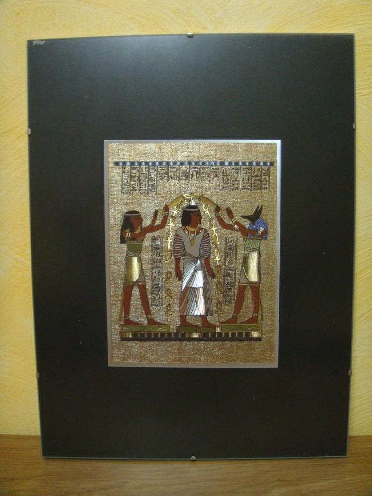 Cadre sous verre avec peinture, Ophalen of Verzenden, Zo goed als nieuw
