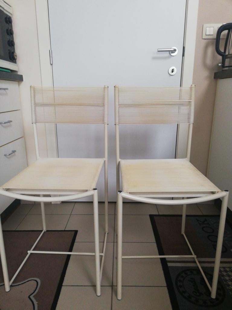 Alias Belotti, 2 tabourets, Enlèvement, Utilisé, Métal