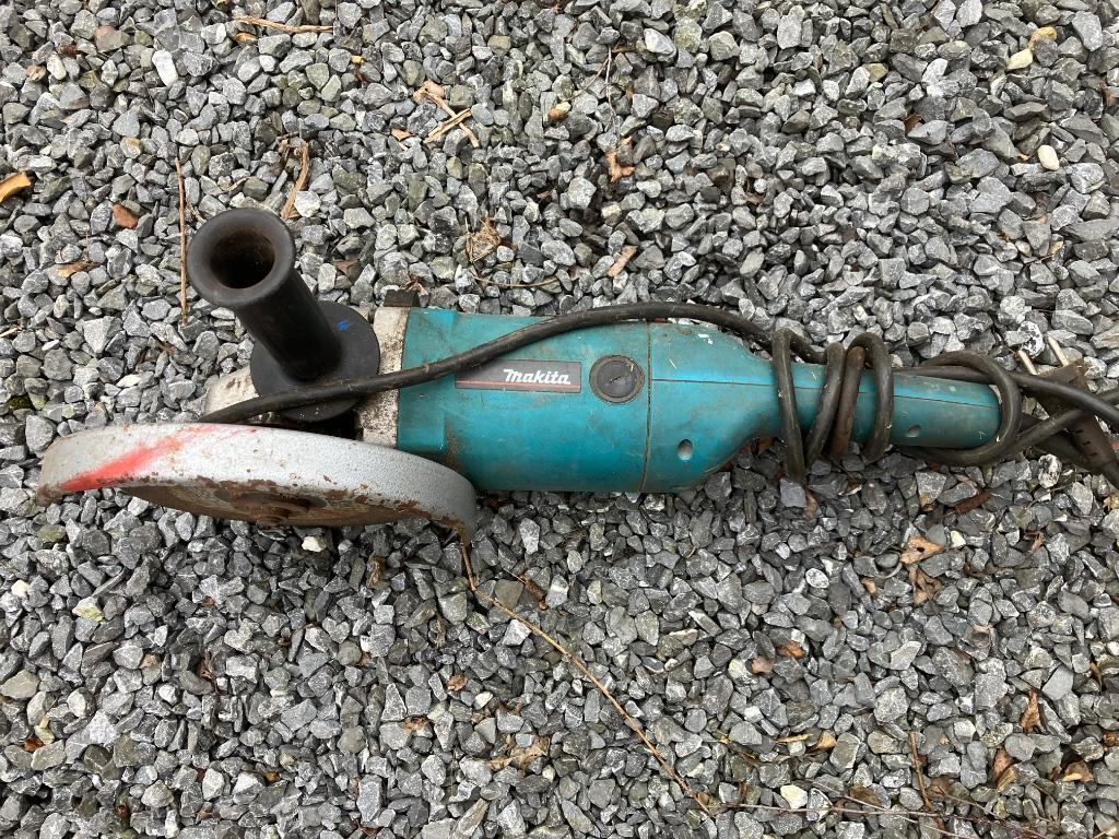 Slijpmachine (Makita), Ophalen, Gebruikt, Haakse handslijpmachine