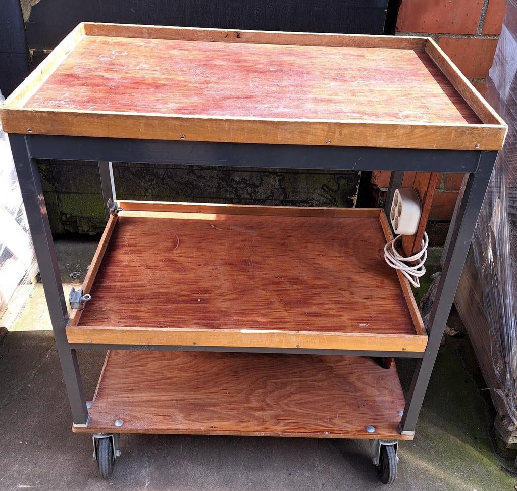 Kar karren trolley fabriekskar decoratie, Ophalen