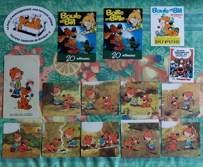 Autocollants Boule et Bill, Collections, Enlèvement ou Envoi, Comme neuf, Bande dessinée ou Dessin animé