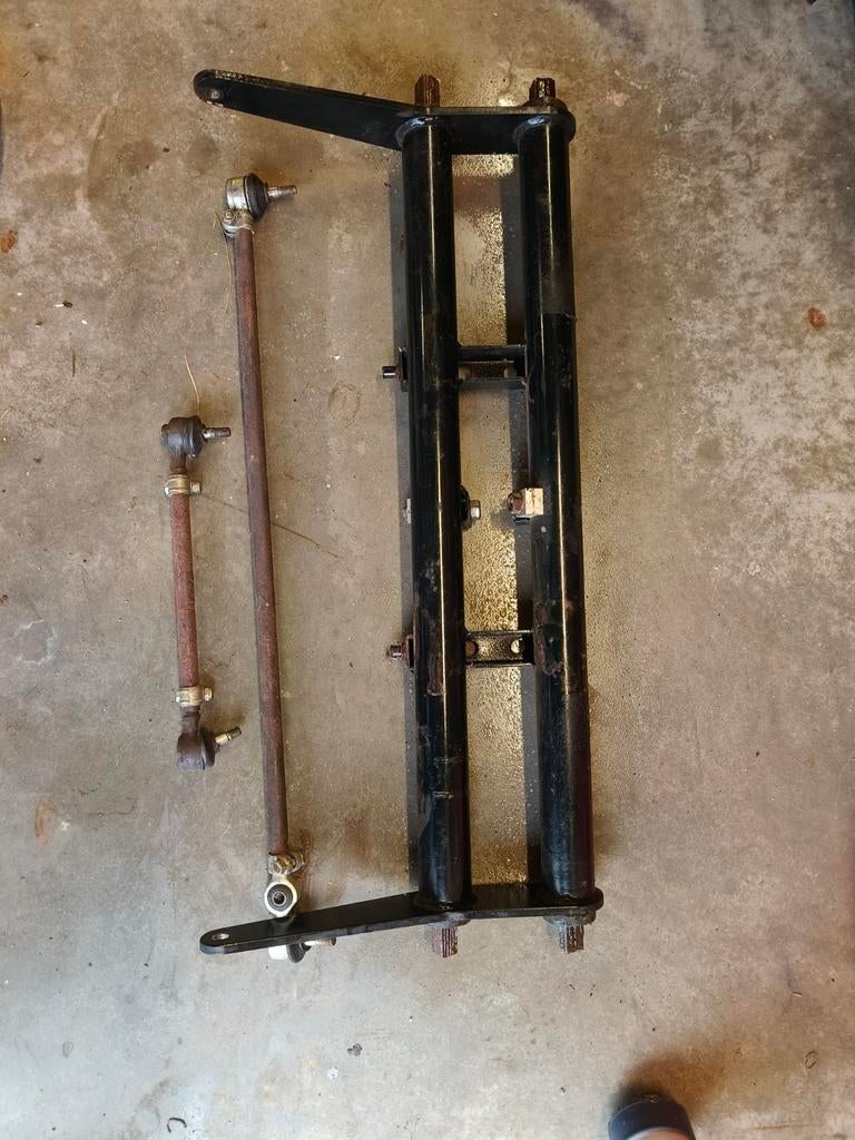 Versmalde en verstelbare vooras Kever tot 8/1965, Ophalen