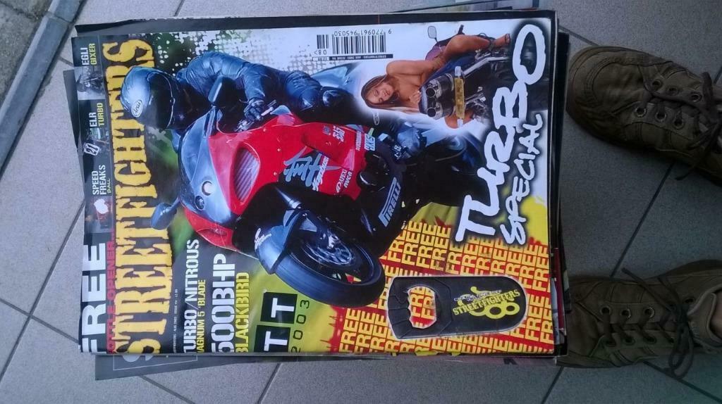 streetfighter boeken,option moto boeken.enz.., Ophalen, Gelezen, Algemeen