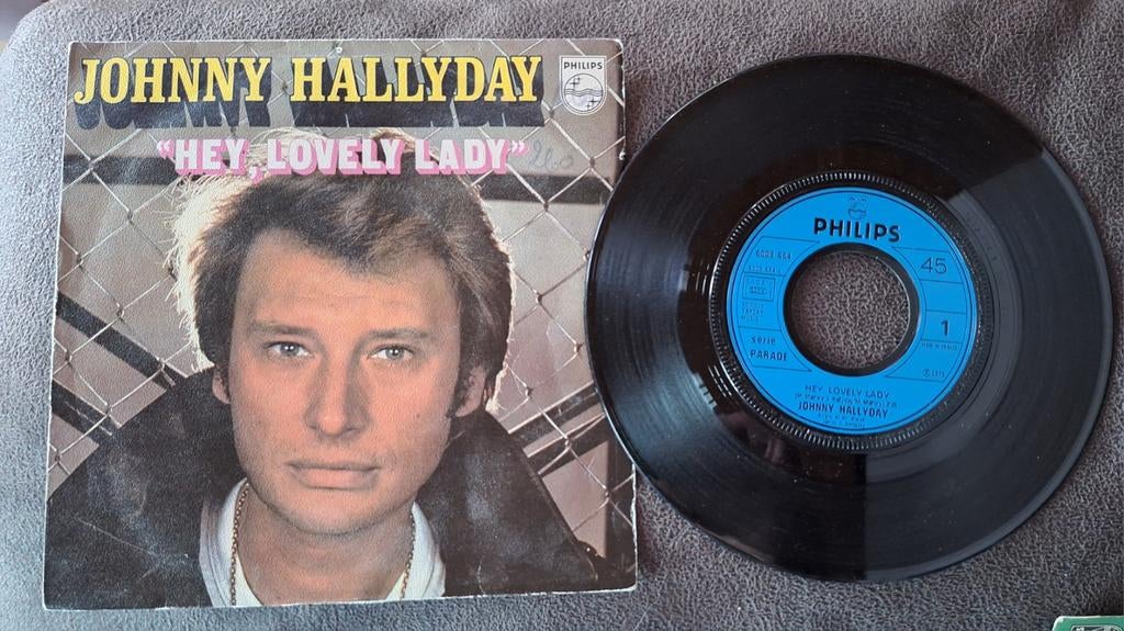 Vinyle 45 tours Johnny Hallyday, Enlèvement
