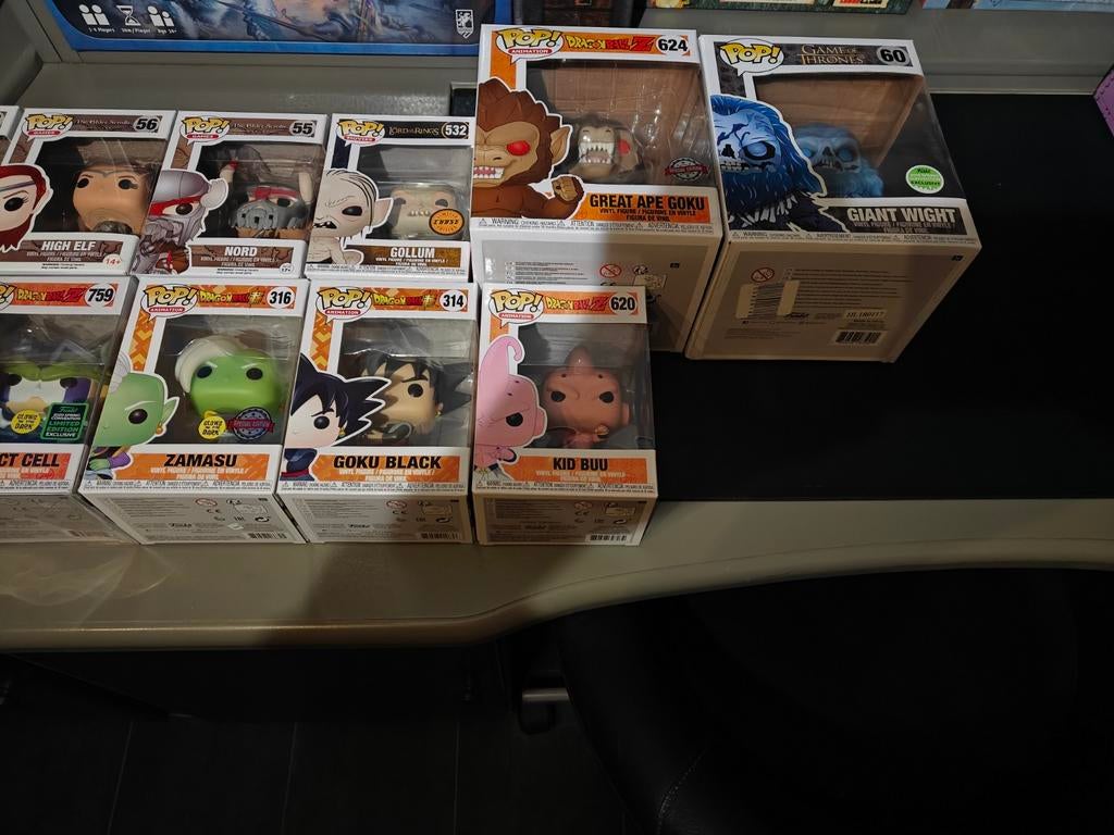 Funko /lego/gezelschapspellen, Ophalen