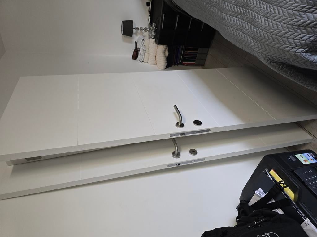 3 witte schilderdeuren  kompleet met zilveren klink en slot, Enlèvement, Utilisé