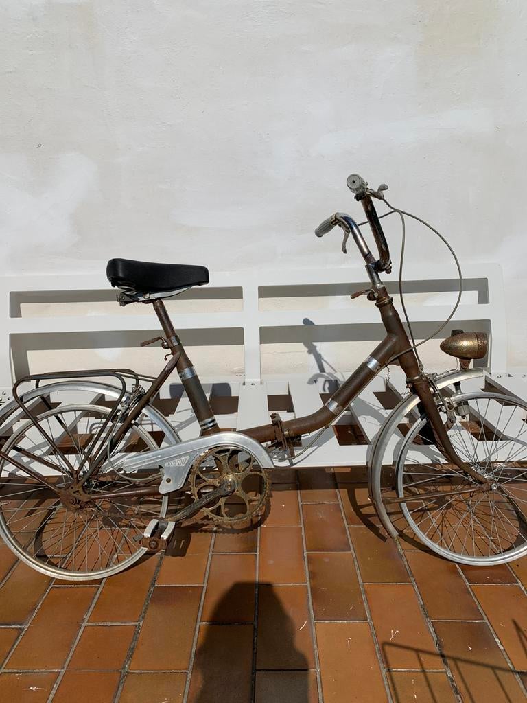 Vintage vouwfiets(=prijs v/d nieuwe banden), Fietsen en Brommers, Ophalen, Gebruikt, 20 inch of meer