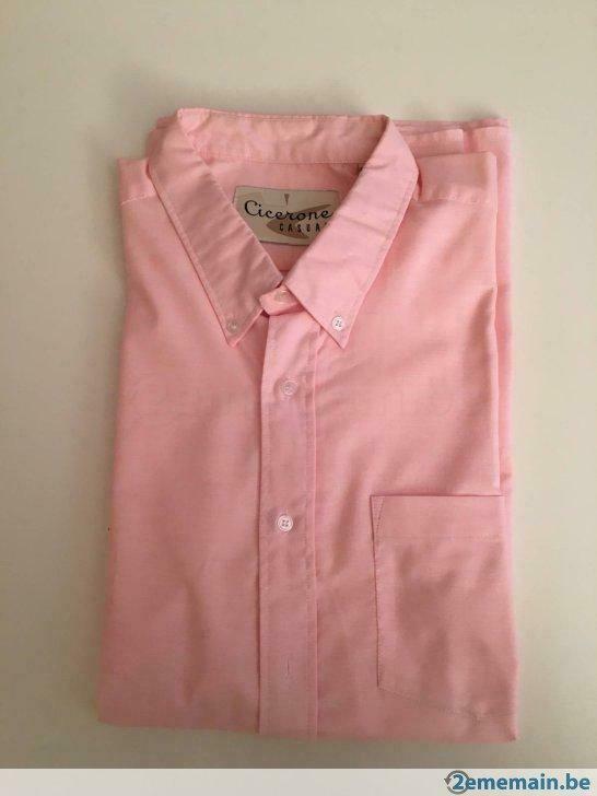 Chemise homme CICERONE Casual rose pâle 45/46 neuve, Vêtements | Hommes, Neuf