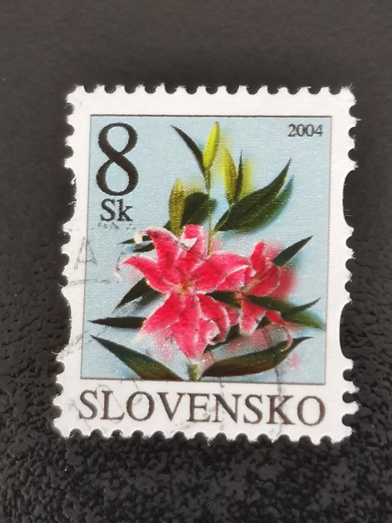 Slovaquie 2004 - fleurs - lys, Enlèvement ou Envoi, Autres pays, Affranchi