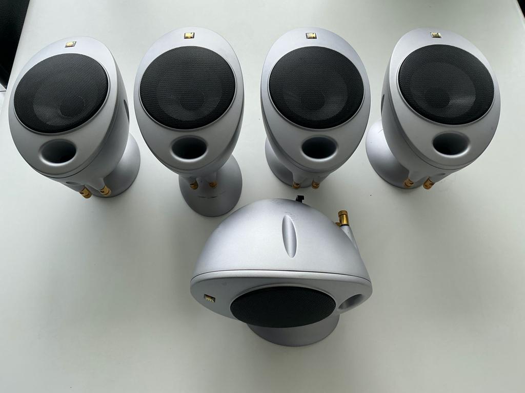 KEF luidsprekers - boxen, Enlèvement ou Envoi, 60 à 120 watts, Ensemble Surround sans Subwoofer, Autres marques