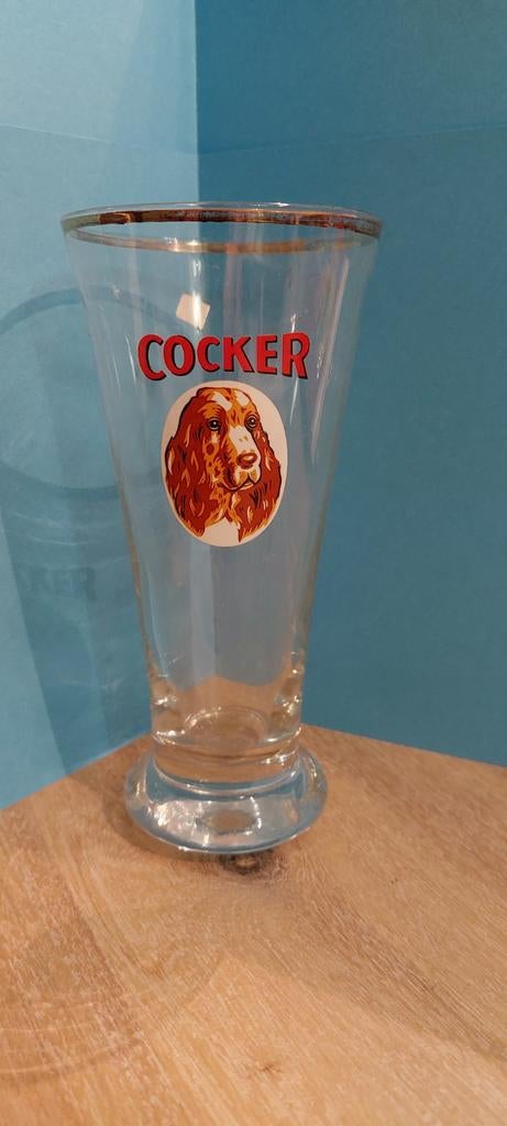 Flûte de Cocker Bar : Au Progrès, Haine-St-Paul, Collections, Enlèvement ou Envoi, Utilisé, Verre ou Verres, Autres marques