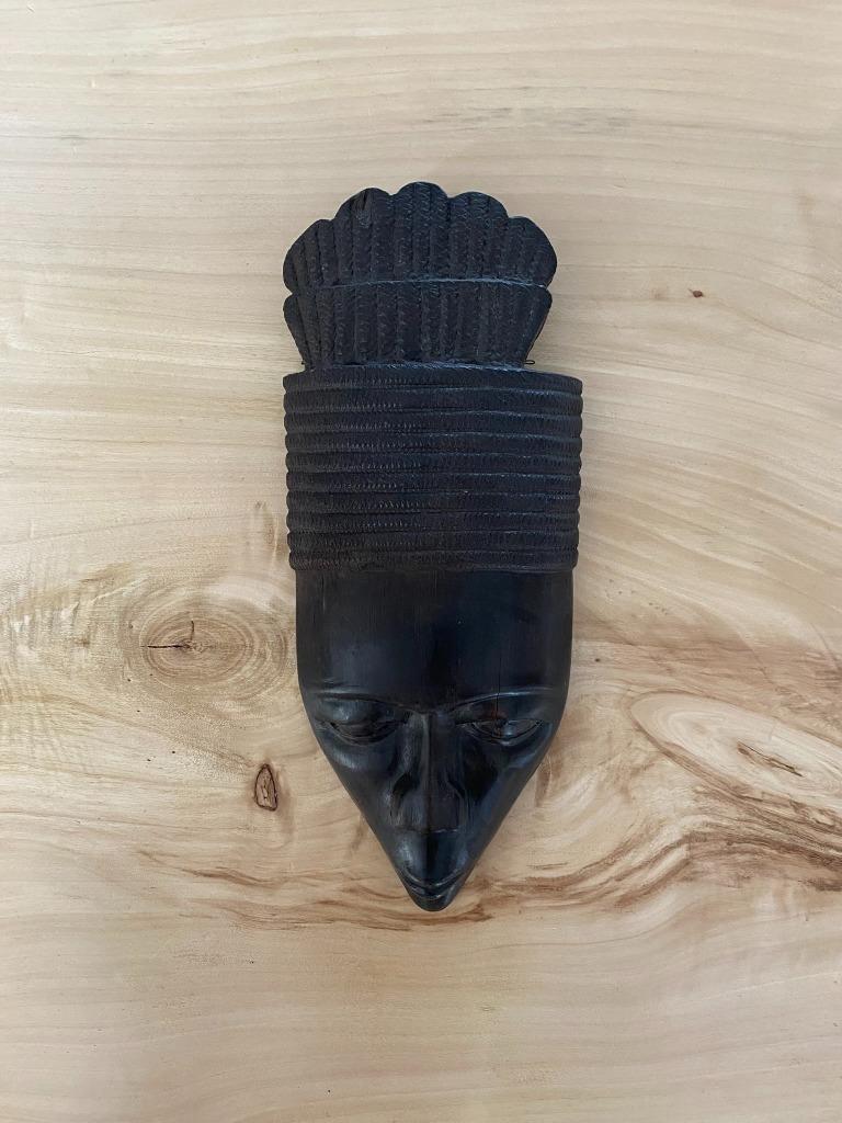 Afrikaans ebbenhouten hoofd, Ophalen of Verzenden
