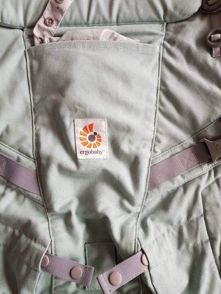 Draagzak Ergobaby Adapt frosted mint, Kinderen en Baby's, Zo goed als nieuw, Buik, Rug of Zij, Draagzak, Ophalen