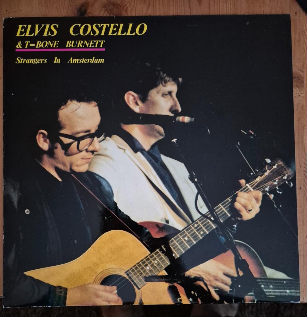 Lp Elvis Costello & T-Bone Burnett: Strangers in Amsterdam, Cd's en Dvd's, Vinyl | Pop, Gebruikt, 12 inch, Ophalen of Verzenden