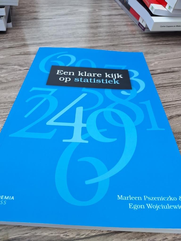Marleen Pszeniczko - Een klare kijk op statistiek, Enlèvement ou Envoi, Comme neuf, Marleen Pszeniczko; Egon Wojciulewicz