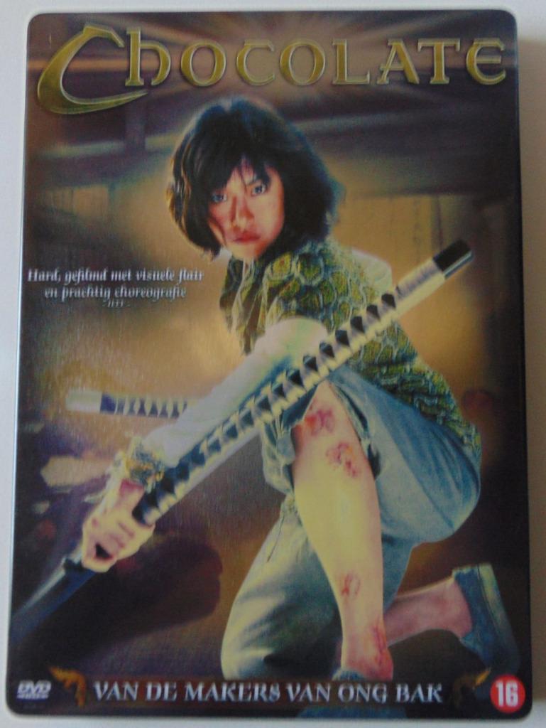 DVD "Chocolate" 2,00€, Vanaf 16 jaar, Ophalen, Zo goed als nieuw, Martial Arts