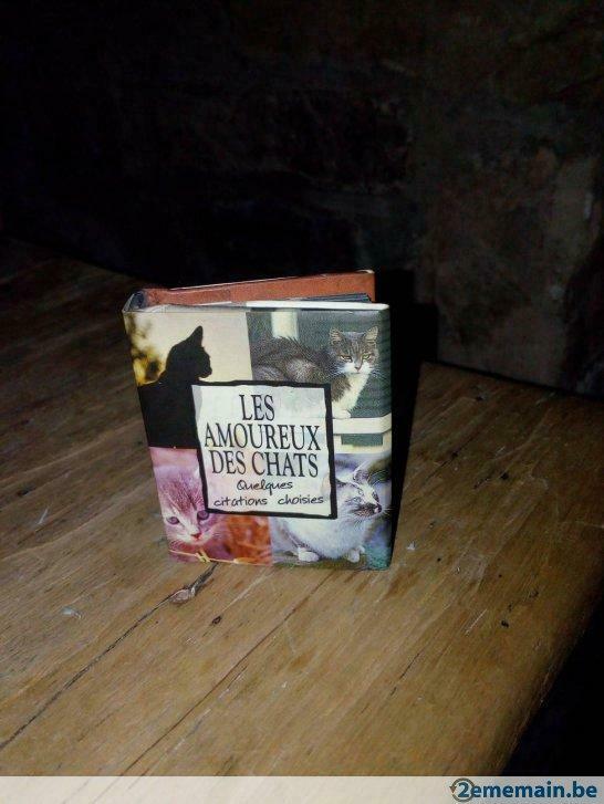 H&H-Livre lilliputien-Les amoureux des chats, Livres, Enlèvement ou Envoi, Utilisé