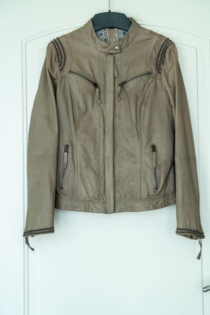 Vest in leder, merk Oakwood,  NIEUW, maat S, Overige kleuren, Verzenden, Nieuw, Oakwood