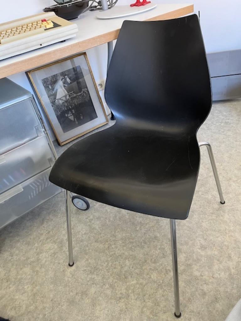 Maui stoel zwart Kartell, Huis en Inrichting, Stoelen, Ophalen, Gebruikt, Zwart, Kunststof